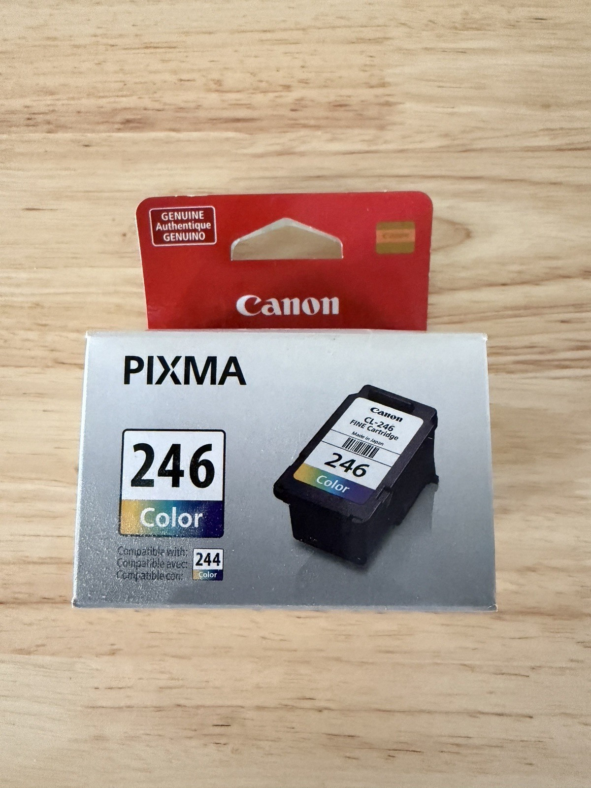 Canon CL-246 Color Ink Cartridge Brand New in Open Box Sealed Inner Packaging