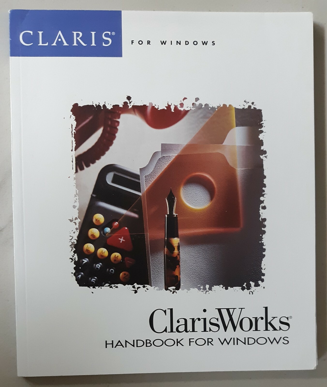 MANUAL Claris Works Handbook For Windows for IBM-PC Computers 1993