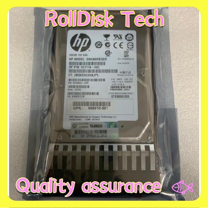 NEW QR477A 665750-001 669010-001 HP M6625 300GB 6G SAS 15K 2.5IN HDD Hard Drive