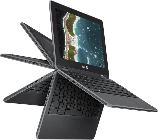 ASUS Chromebook Flip 11.6" Celeron N3350 4GB RAM 32GB eMMC Laptop