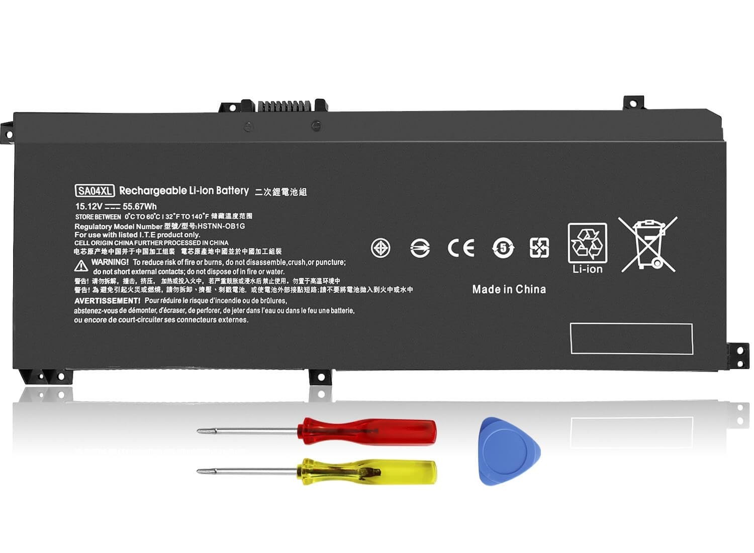 High-Capacity Replacement Battery for HP Envy X360 15m-ds0011dx 15m-dr0012dx