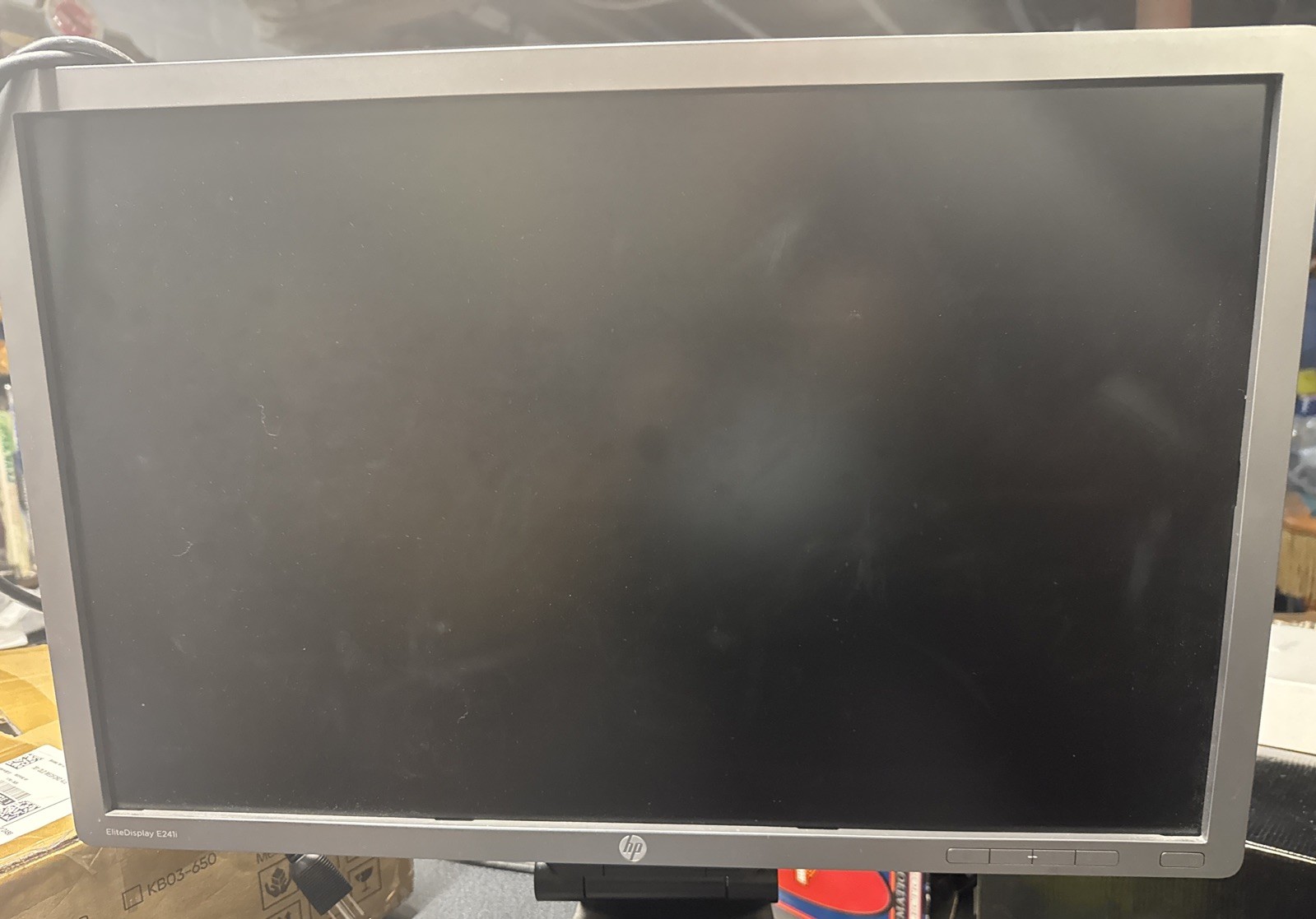 HP E241i IPS LCD Monitor 24 Inch “Pictures Show Measurements” Tested And Works