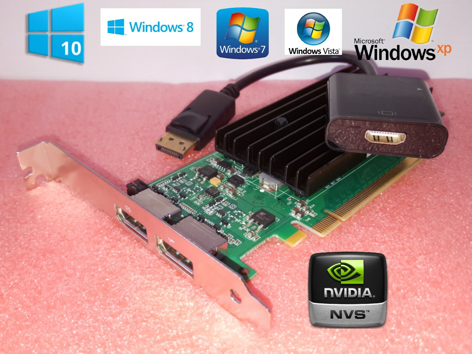 HP Compaq Pro Tower dx2200 dx2300 dx2450 dx5150 Displayport / HDMI Video Card