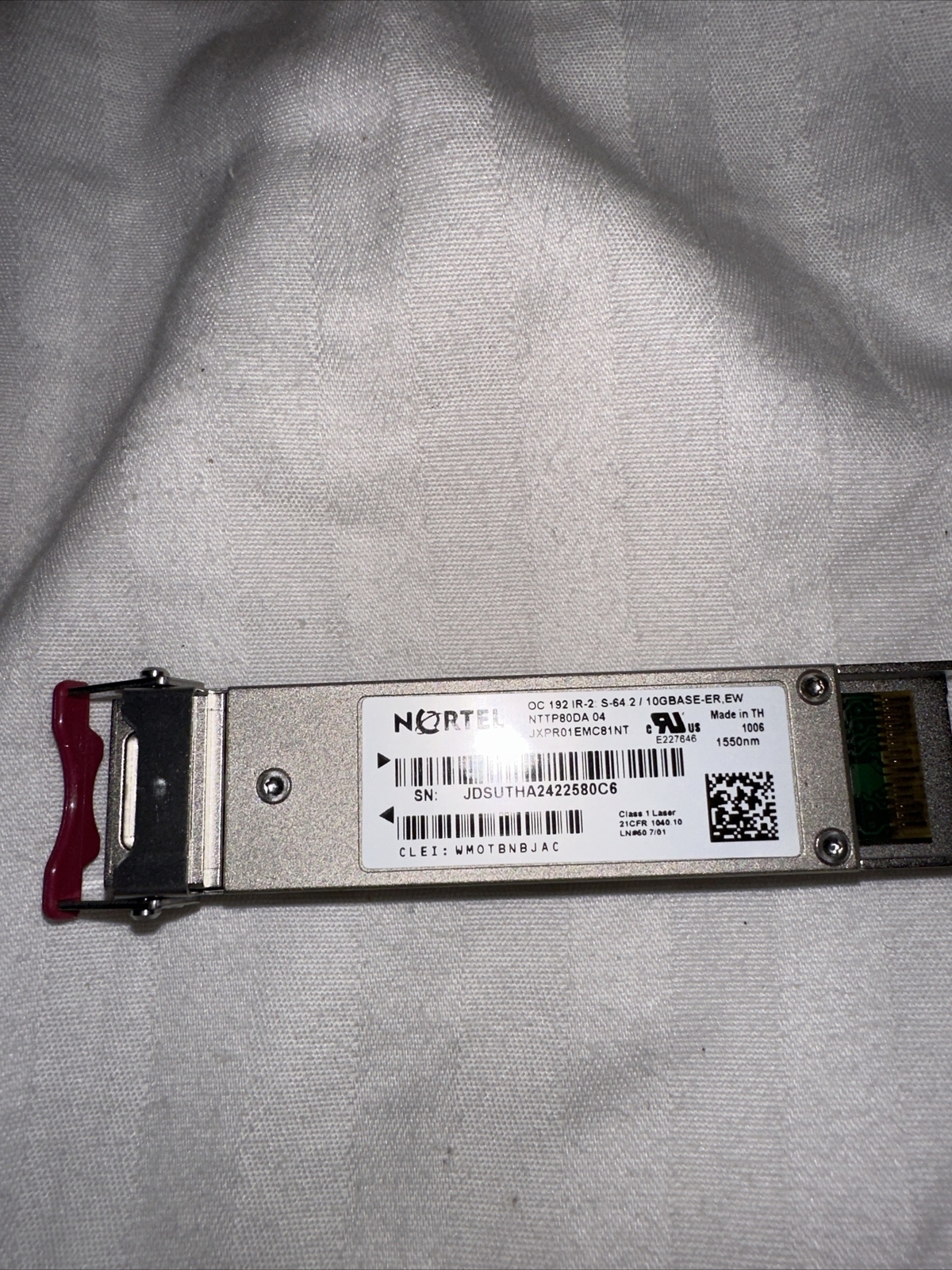 Genuine Nortel OC192 IR-2 : S-64.2/10GBase ER EW New opened Authentic