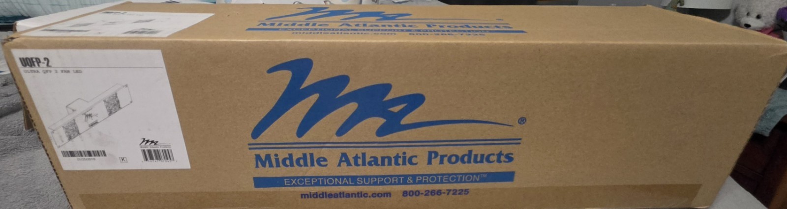 Middle Atlantic Products UQFP-2 Ultra QFP 2-Fan LED Panel