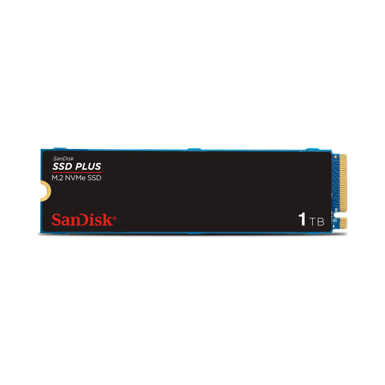 SanDisk 1TB SSD PLUS M.2 NVMe PCIe Gen 3.0, Internal SSD - SDSSDA3N-1T00-G26