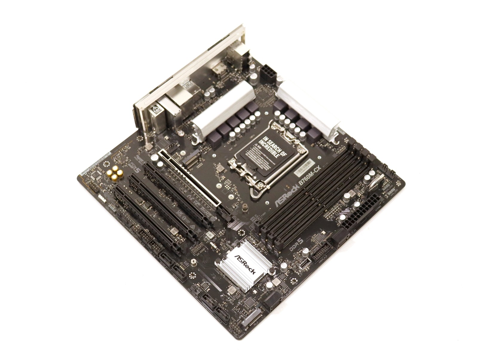 ASRock B760M-CX WiFI 6E Intel LGA 1700 DDR5 Micro ATX Desktop Motherboard