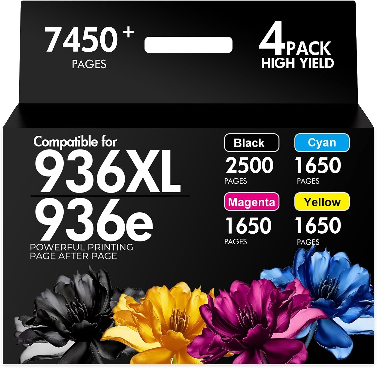 936XL Ink Cartridges for HP OfficeJet Pro 9120e, 9125e, 9130e, 9135e & 9730e