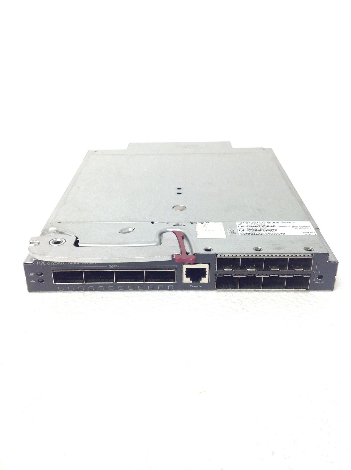 HP 6125XLG 711307-B21 8-Port 10G SFP+ 4-Port 40G QSFP+ Blade Switch, WORKING,QTY