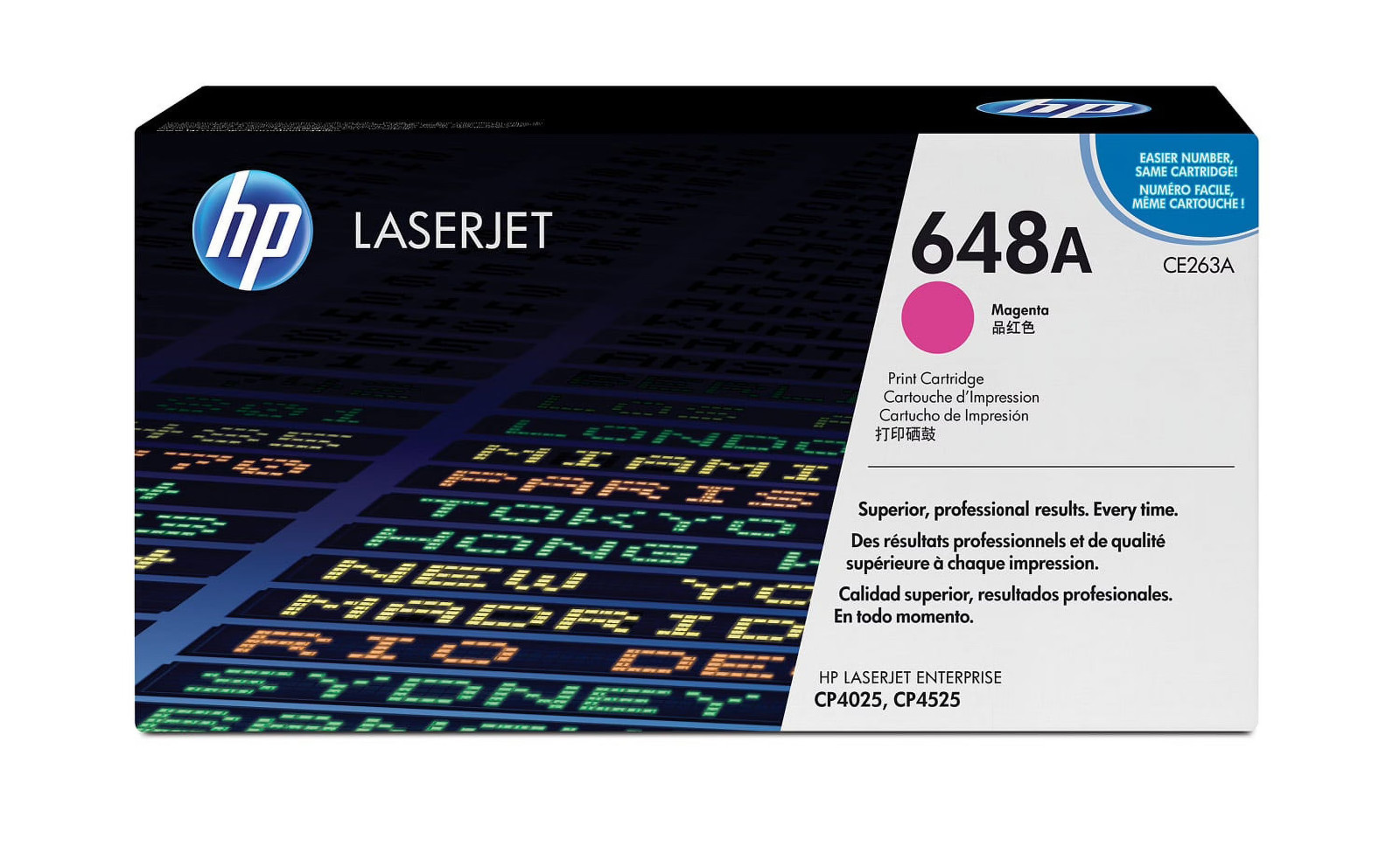 HP 648A CE263AC Same As CE263A Magenta Toner Cartridge Genuine New Sealed Box