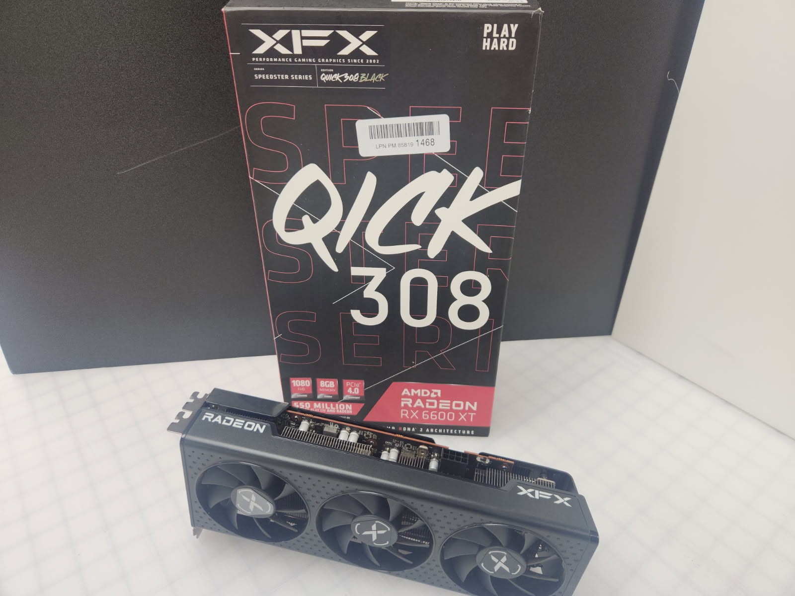 XFX Speedster QICK 308 AMD Radeon RX 6600 XT 8GB GDDR6 Graphics Card...