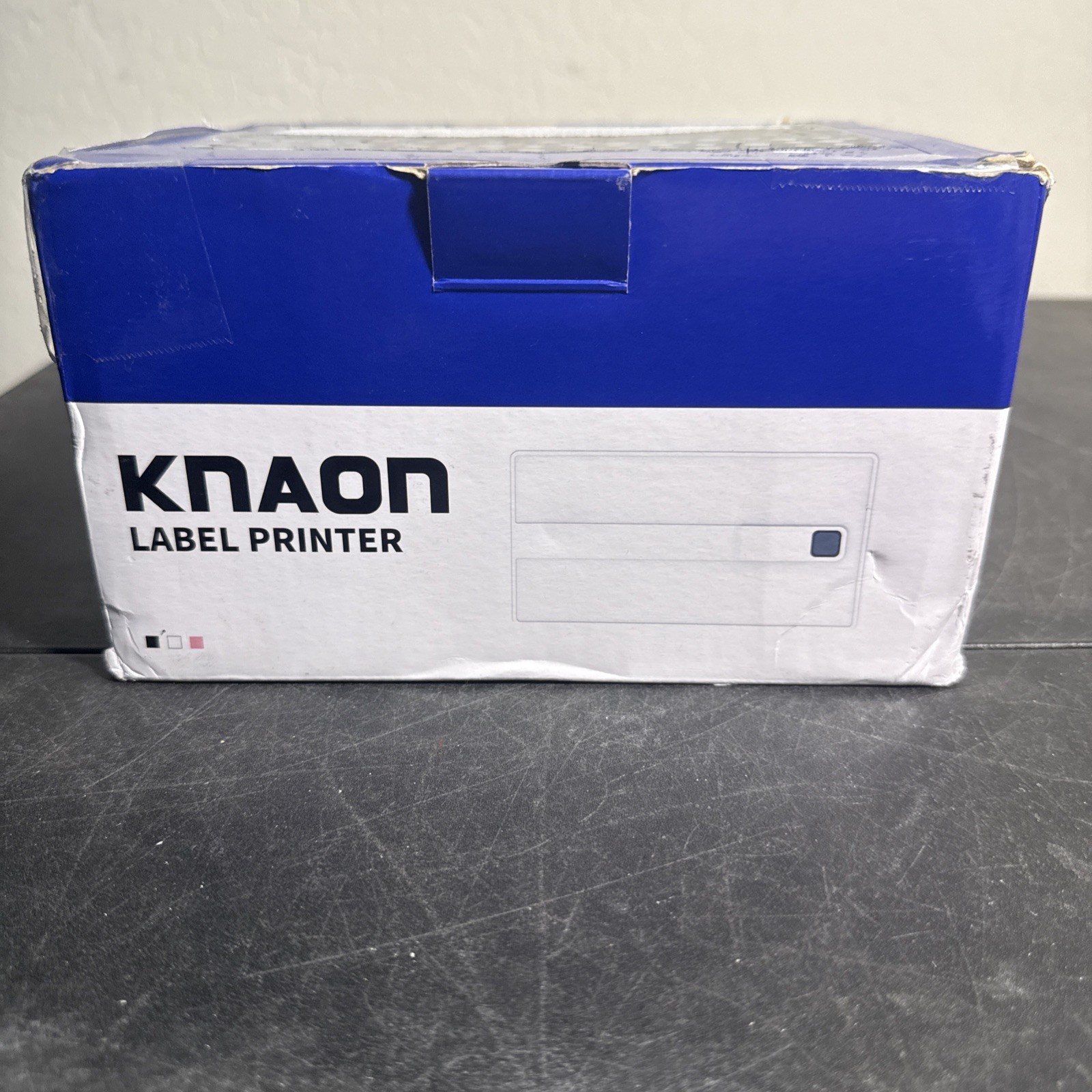 KNAON Bluetooth Shipping Label Printer, 4x6 Portable Thermal. Black READ No Cord