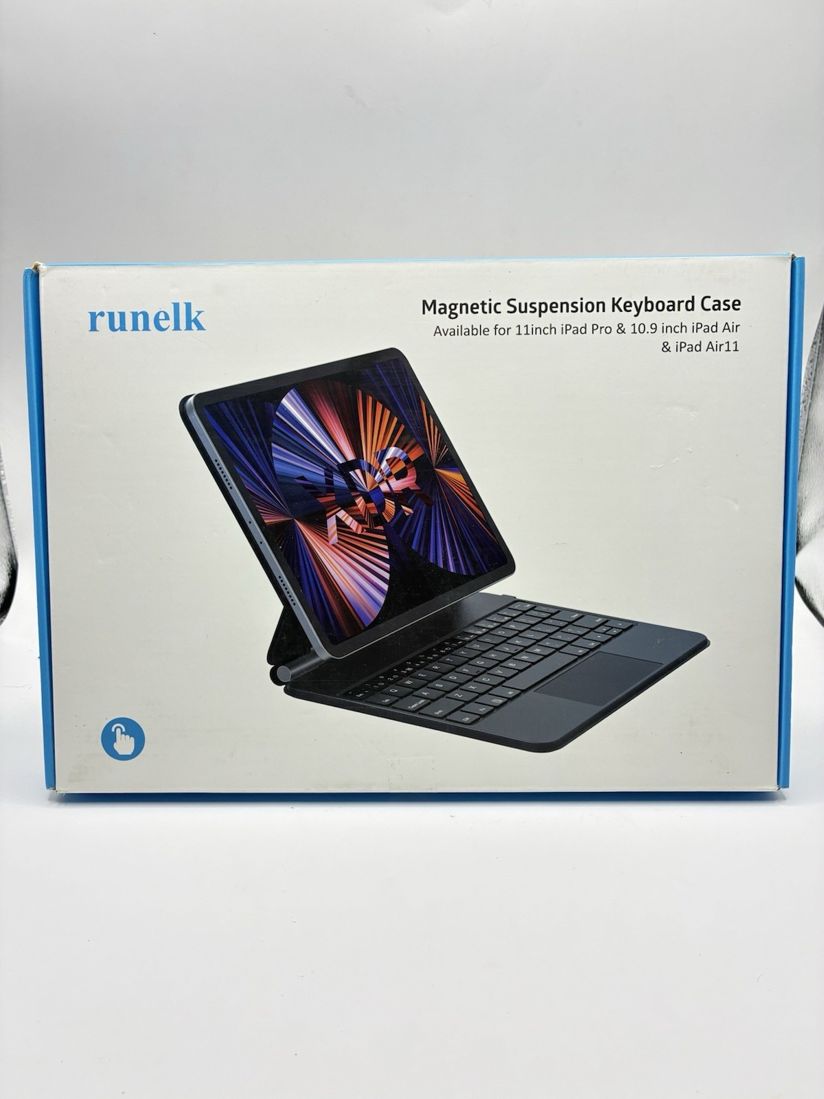 Runelk Magnetic Suspension Keyboard Case iPad 10th Gen OPEN BOX - NEW