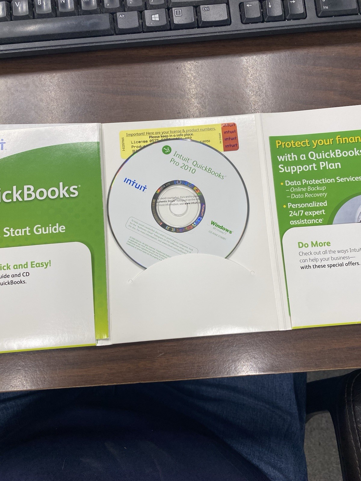 INTUIT QUICKBOOKS PRO 2010 FOR WINDOWS PC FULL VERSION with VALIDATION CODE