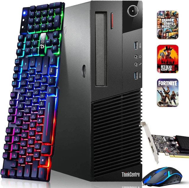 Lenovo ThinkCentre M83/M93 Desktop Gaming i5-4570 16GB RAM 512GB SSD