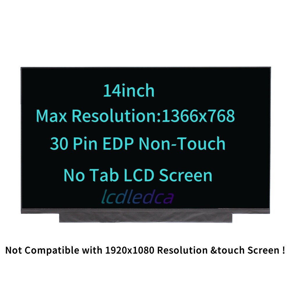 14'' For HP 14-DF0011WM 14-DF0018WM pn L25980-001 HD LCD Screen LED Display New