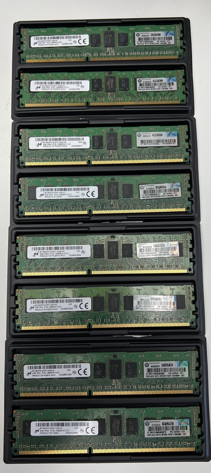 Micron 32GB (8x4GB) PC3L-106000R SERVER RAM