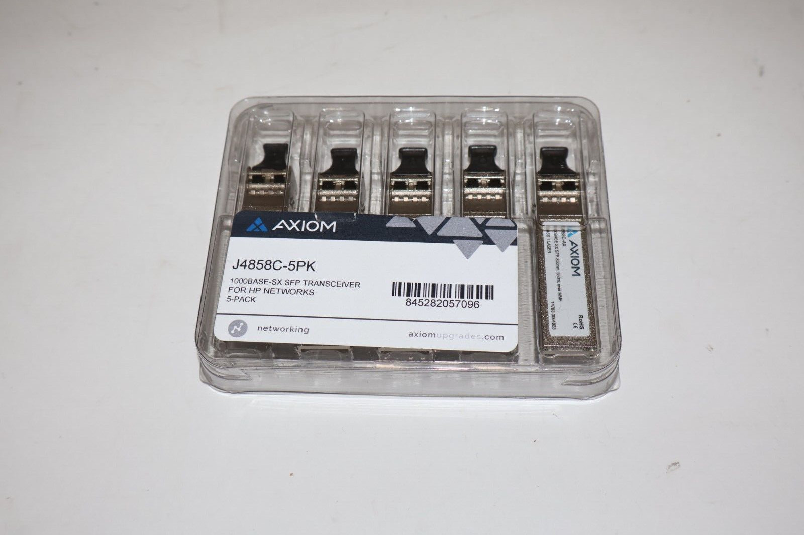 Lot of 5 Axiom J4858C-AX 1000Base-SX SFP Transceivers for HP J4858C