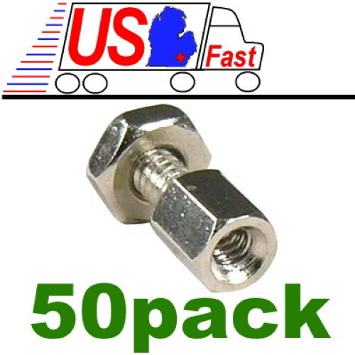 Lot50pcs/pk DB/dsub Mount/Mounting Nut/Bolt/Stud/ Serial/9/25/Parallel/VGA/SVGA
