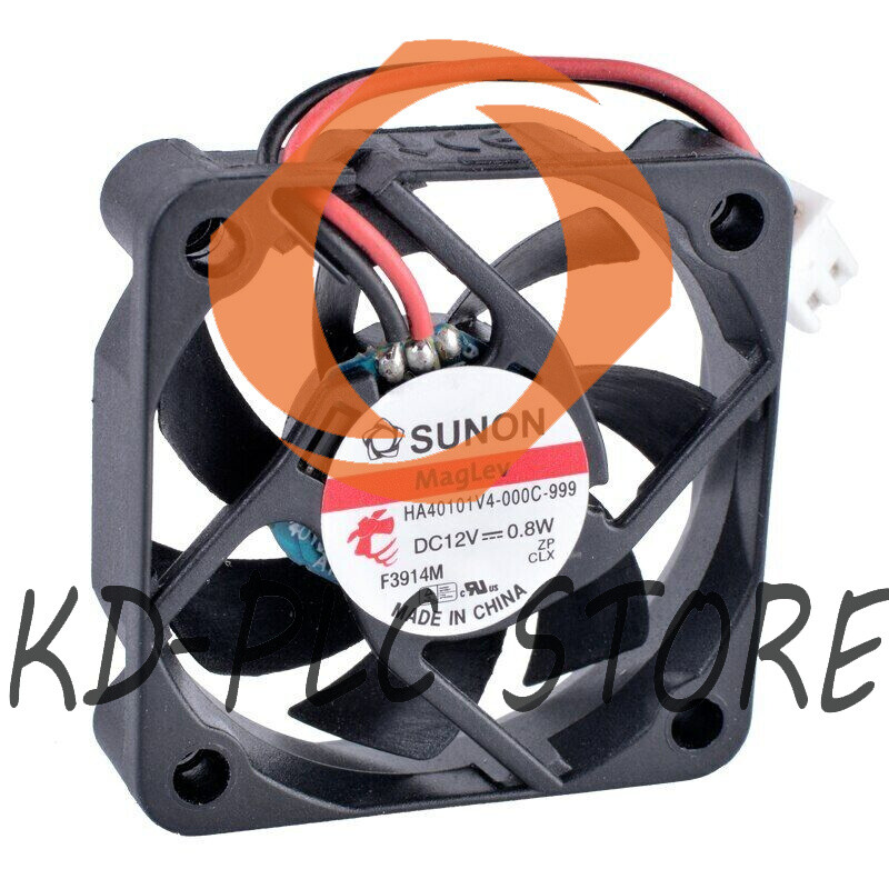 SUNON HA40101V4-000C-999 4cm 40x40x10mm 2pin 12V 0.8W Ultra-quiet cooling fan