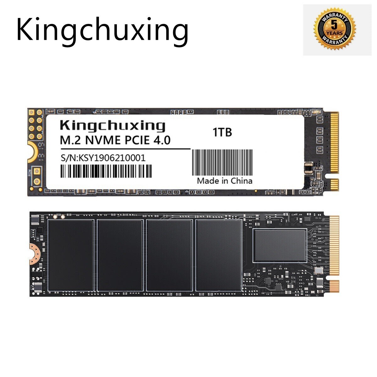 Kingchuxing 1TB Gaming SSD For PS5 PCIe 4.0 NVMe M.2 Internal Solid State Drive