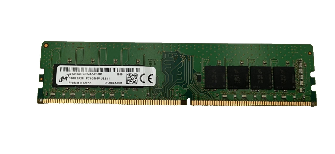 MTA16ATF4G64AZ-2G6B1 DDR4 PC4-21300 32GB DDR4 SDRAM MICRON