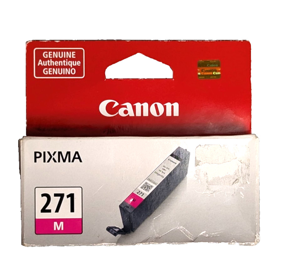 CANON PIXMA CLI-271 Inkjet Cartridge - Magenta (0392C004) -NEW Genuine Sealed
