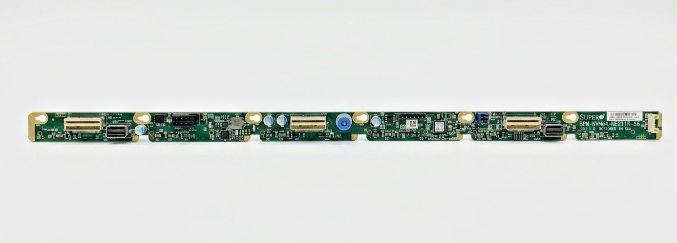 Supermicro BPN-NVME4-HE211N-S6 1U 6-Slot BPN Supports 6 x SAS3/SATA3/NVMe4