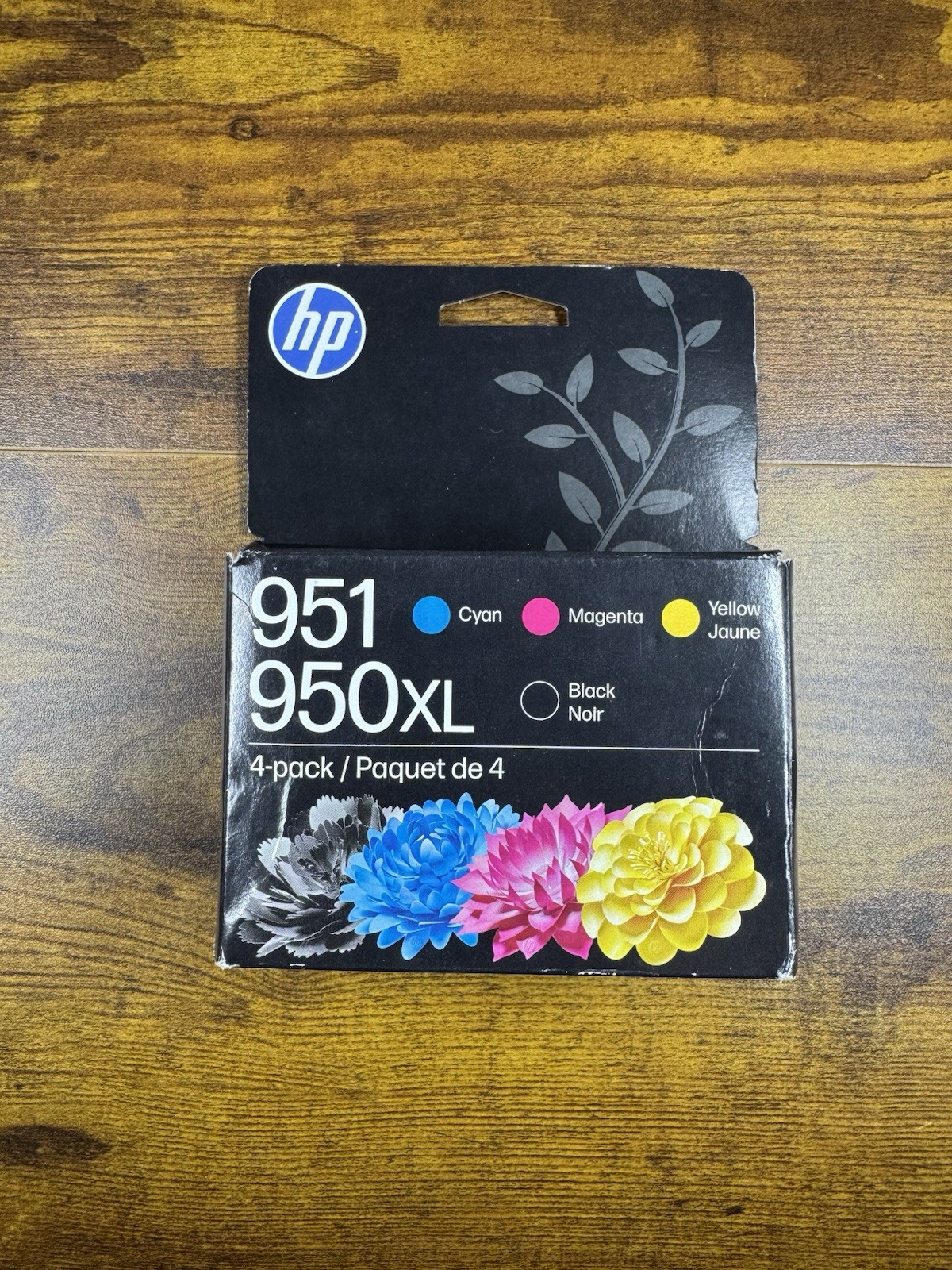 Genuine HP 950XL Black 951 Cyan Magenta Yellow Ink 4-Pack C2P01FN (MAR 2028)