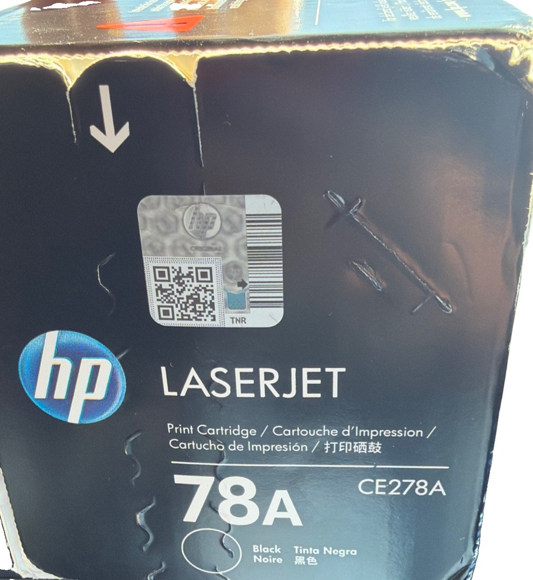 Genuine HP 78A CE278A Black Toner Cartridge LaserJet Pro M1536 P1566 P1606