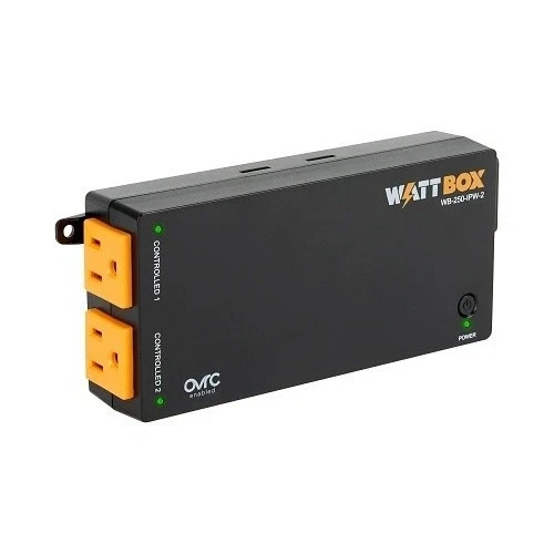 WattBox WB-250-IPW-2 250-Series WiFi Surge Protector, 2 Controlled Outlets New