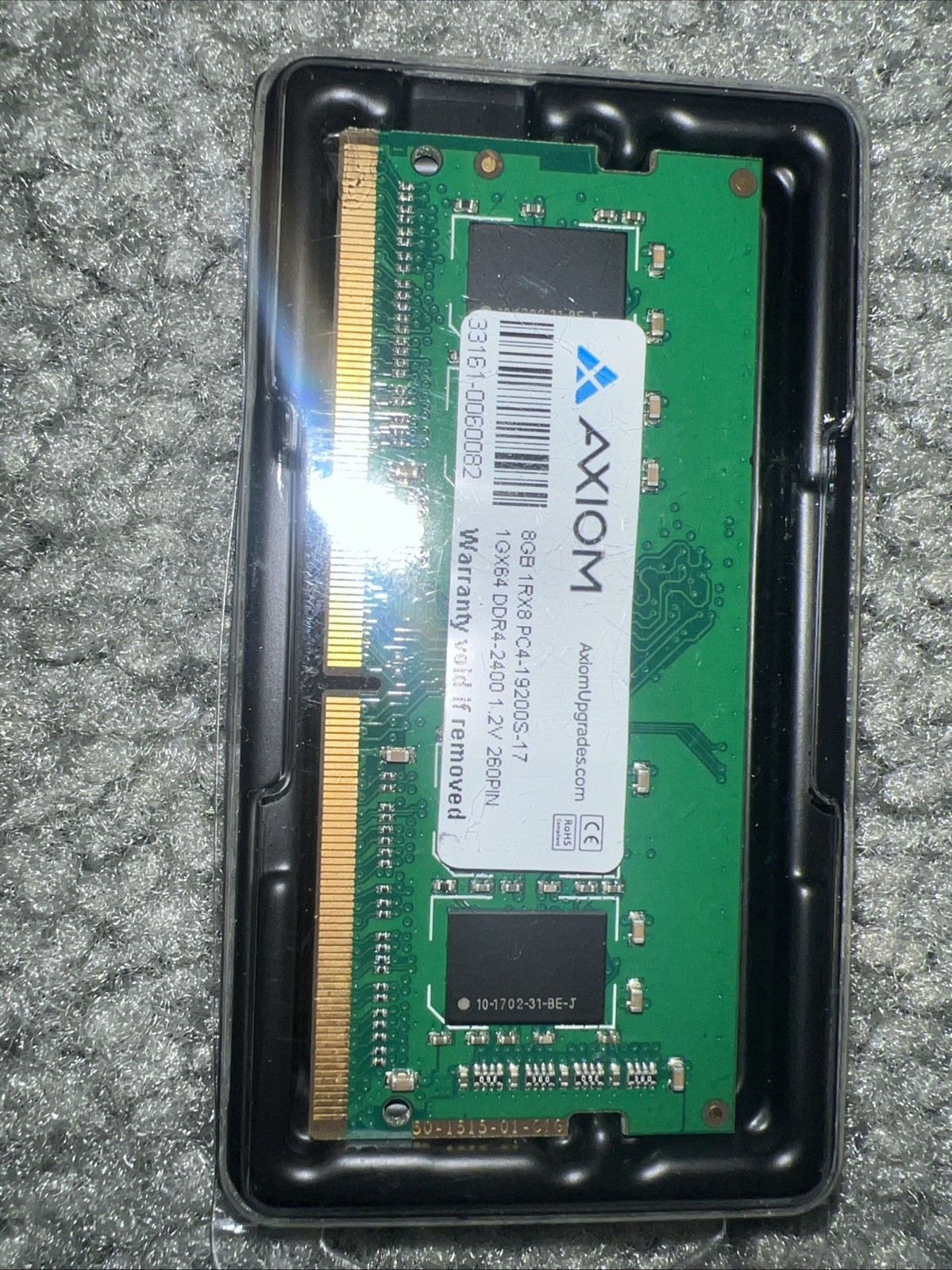 AXIOM 8GB 1RX8 PC4-19200S-17 1GX64 DDR4-2400 1.2V 260PIN ( Set Of 2 )