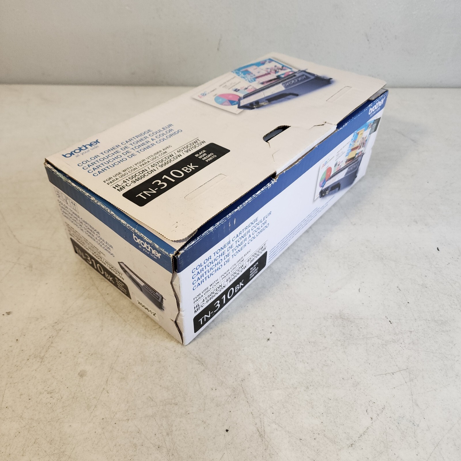 Brother TN-310BK Black Toner Cartridge Genuine New Sealed Bag NO BOX