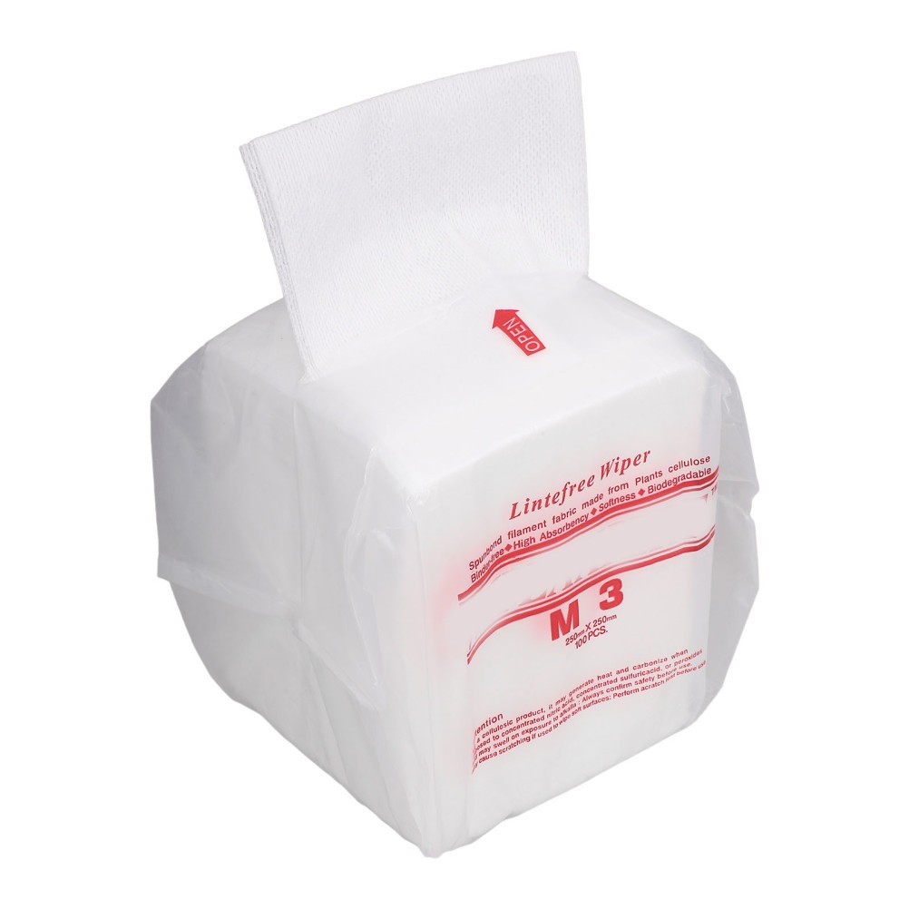 100pcs Lint-free Cleaning Wipes Electronic Small Cleaning Wipes for Lens Phone