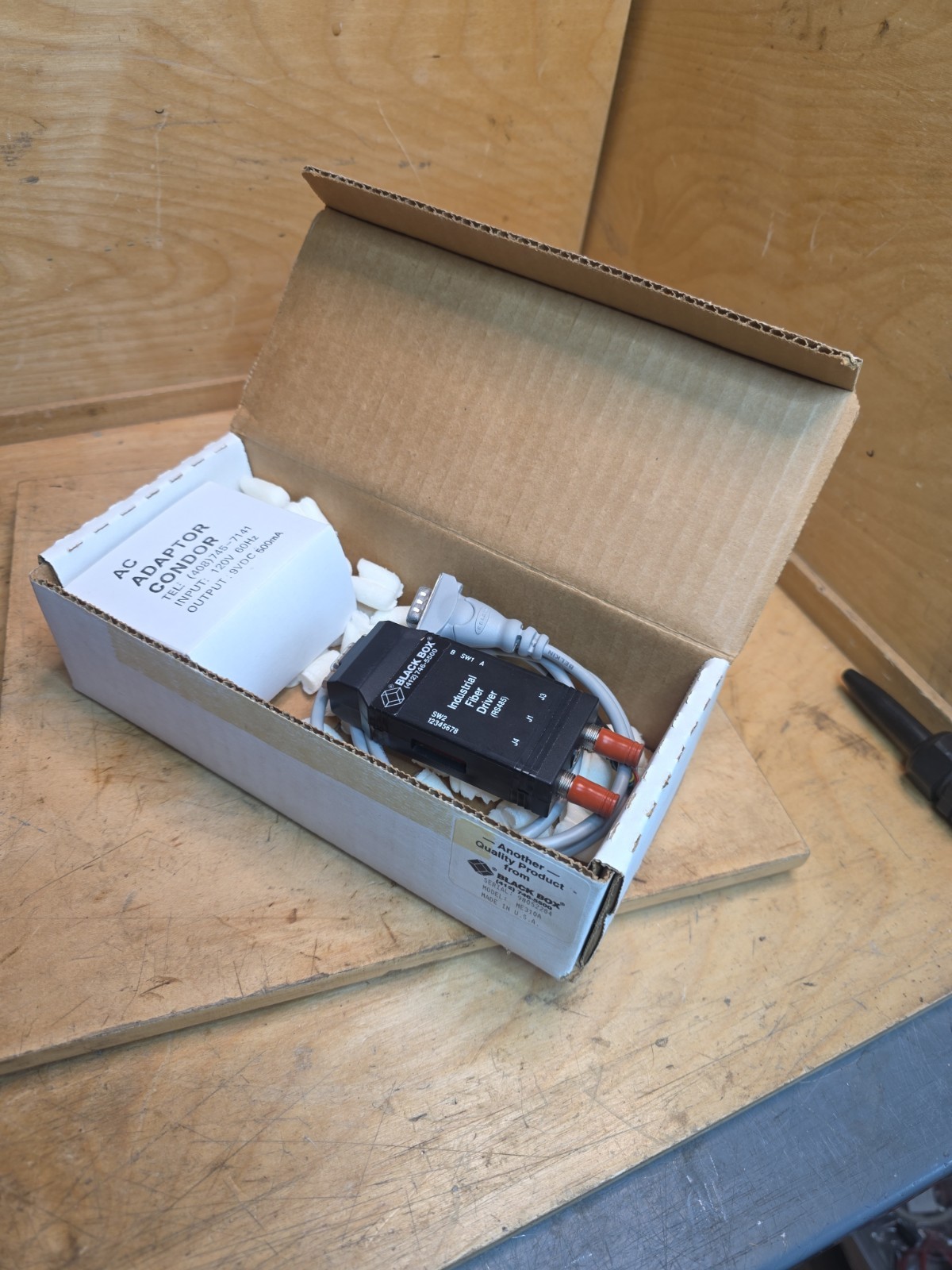 Black Box ME310A Industrial Fiber Driver (RS485)