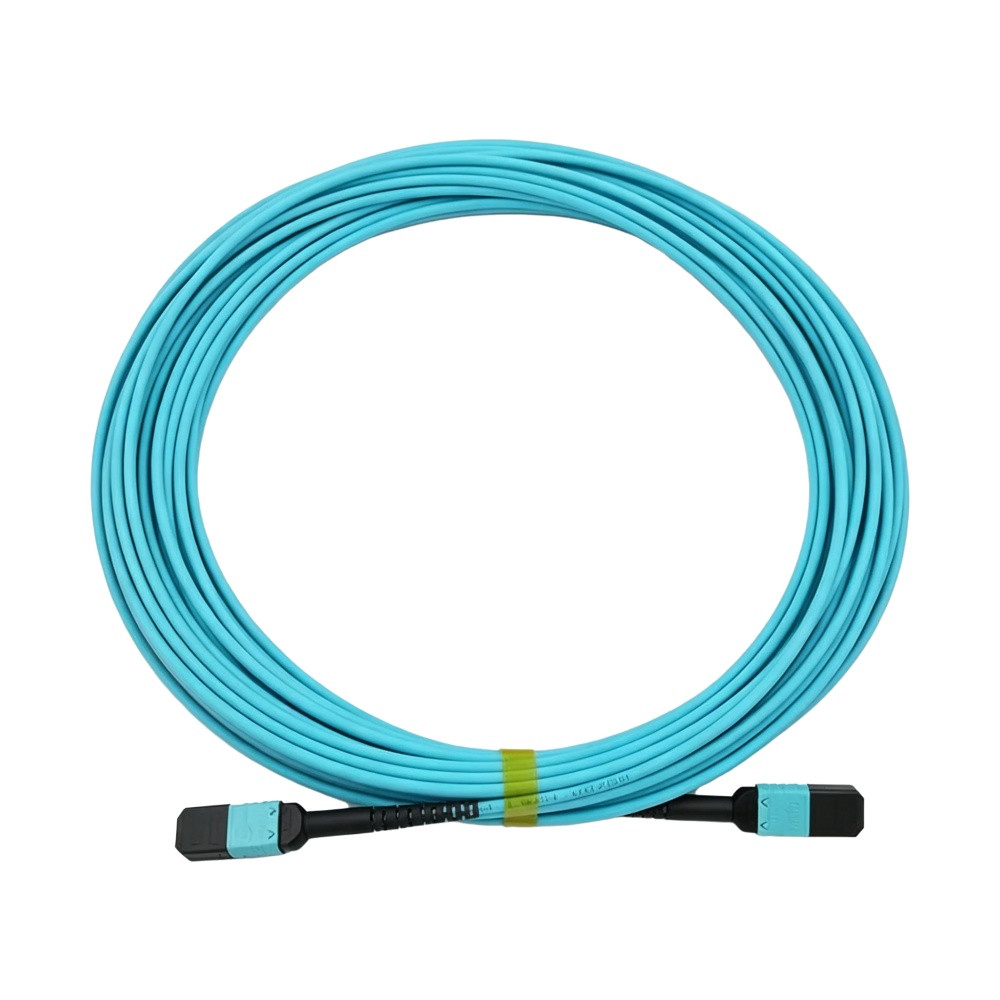 1M‑10M 8‑Core MPO Female to Female OM3 Multimode Trunk Cable LSZH