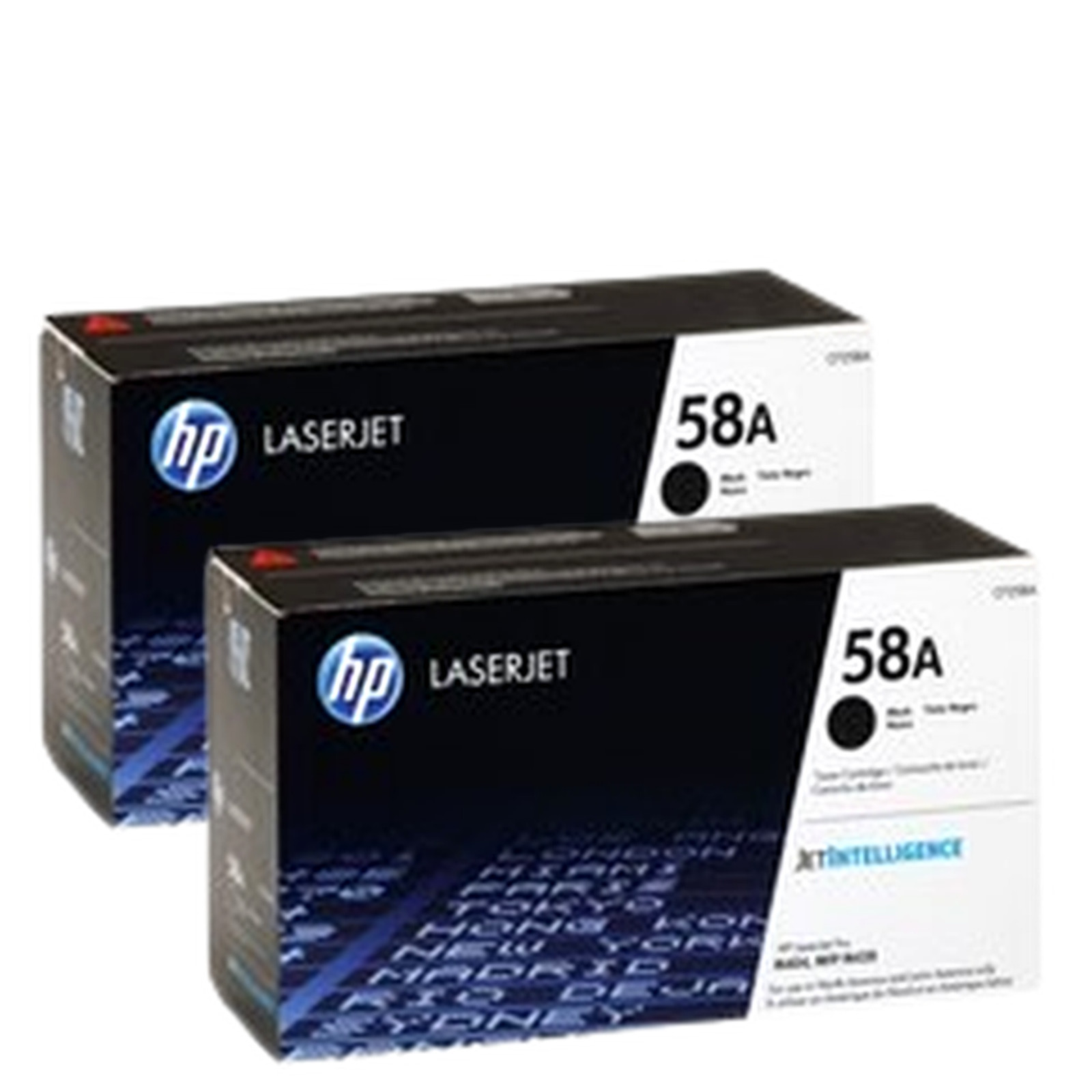 HP 58A Lot of 2 Black Toner Cartridge ( CF 258A) Sealed Box ✅