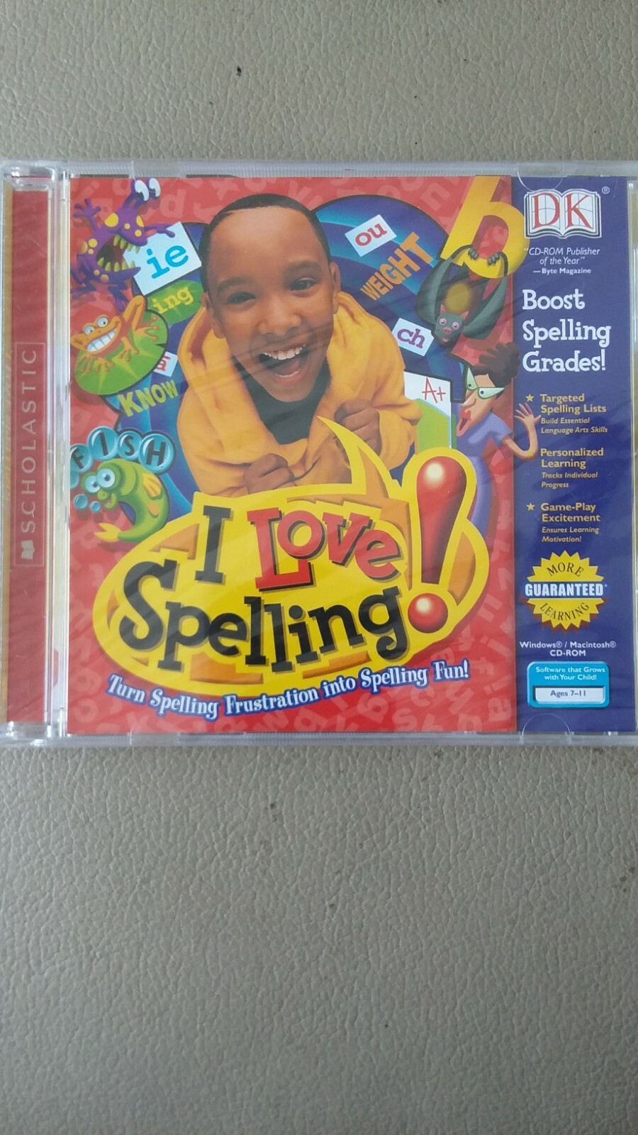 I Love Spelling Turn Spelling Frustration into Spelling Fun (Win/Mac) DK
