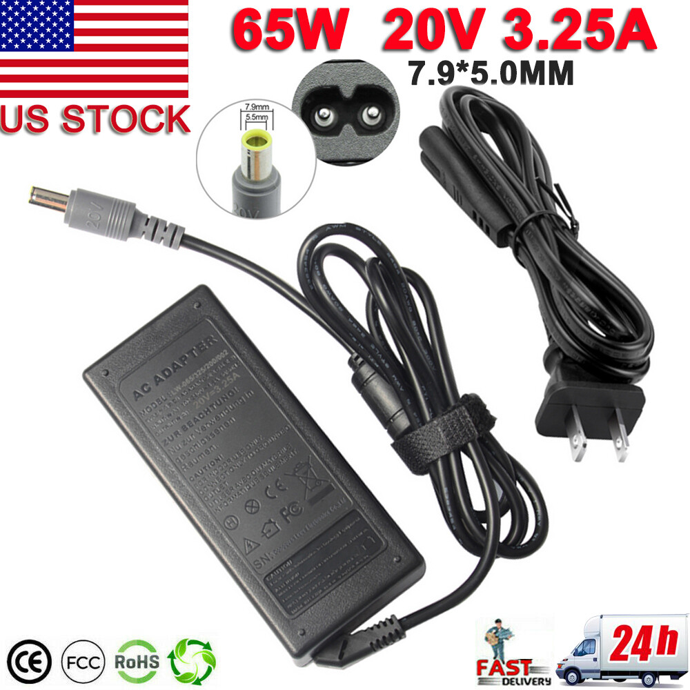 65W/90W Charger For Lenovo IBM Thinkpad T430 T500 T510 T520 T530 T60 X220 X230