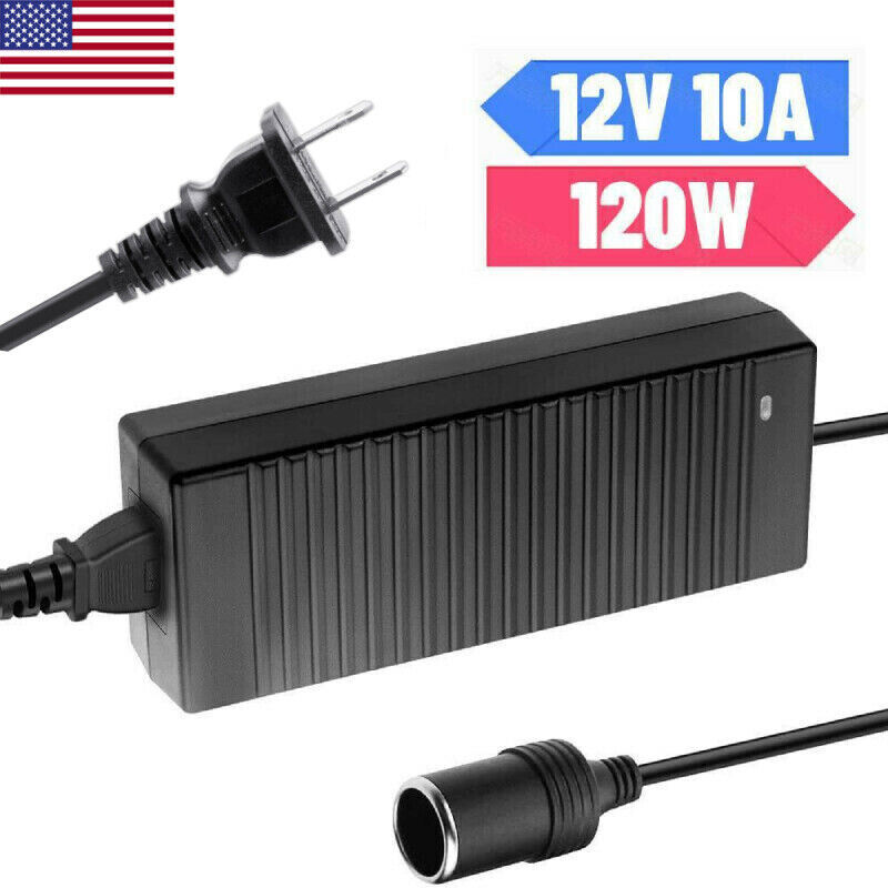 12V Household Car Cigarette Lighter Socket Power Adapter Supply for Laptop Phone