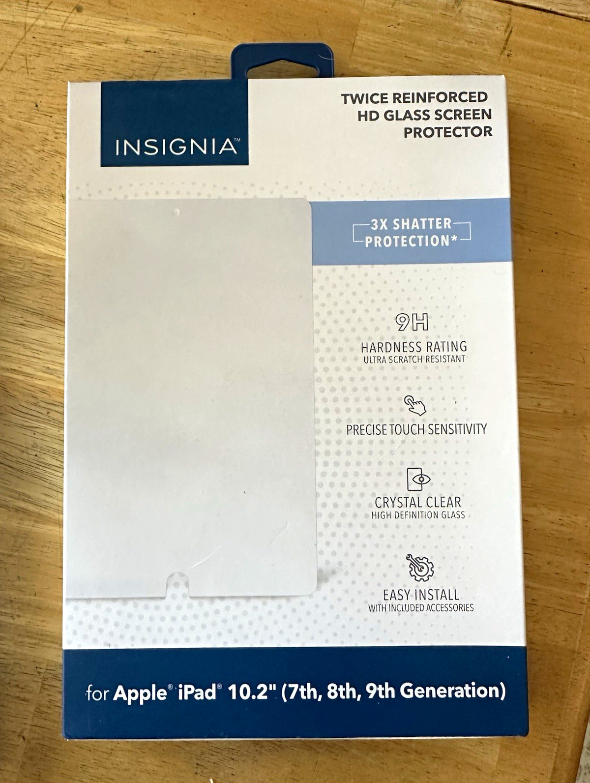 Insignia HD Reinforced Glass Screen Protector iPad 10.2 7th/8th/9th Gen