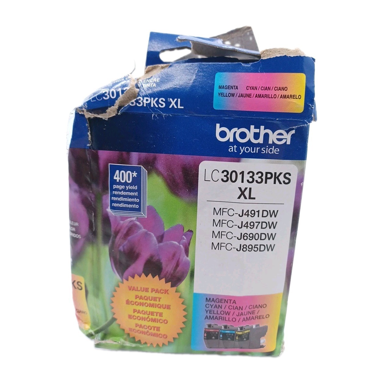 Genuine Brother LC3013 3PKS XL High Yield Color Ink Cartridges Exp 12/2028
