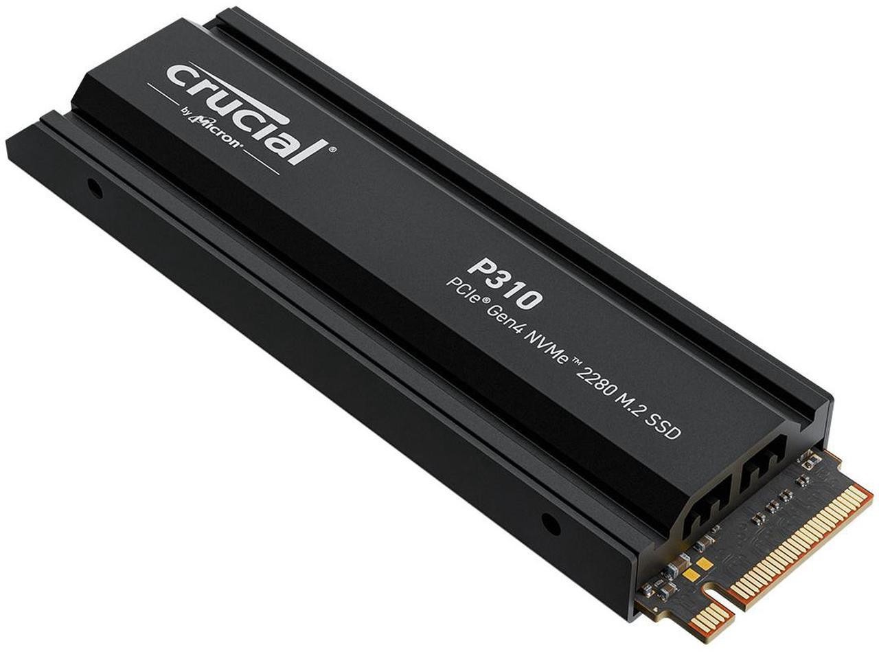 Crucial P310 M.2 2280 1TB 2TB 4TB Heatsink PCIe 4.0 NVMe 3D NAND 7100MBs SSD LOT