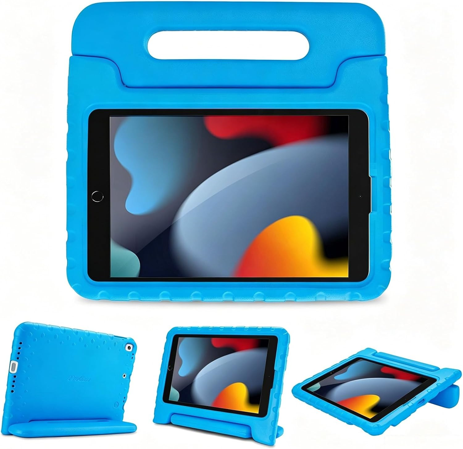 Blue Kids Case for iPad 10.2" 9th/8th/7th Gen 2021-2019
