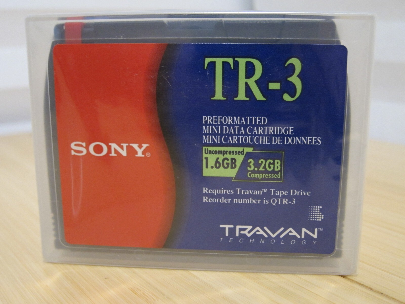 NOS Factory Sealed Sony TR3 1.6/3.2GB Travan Preformatted Data Cartridges