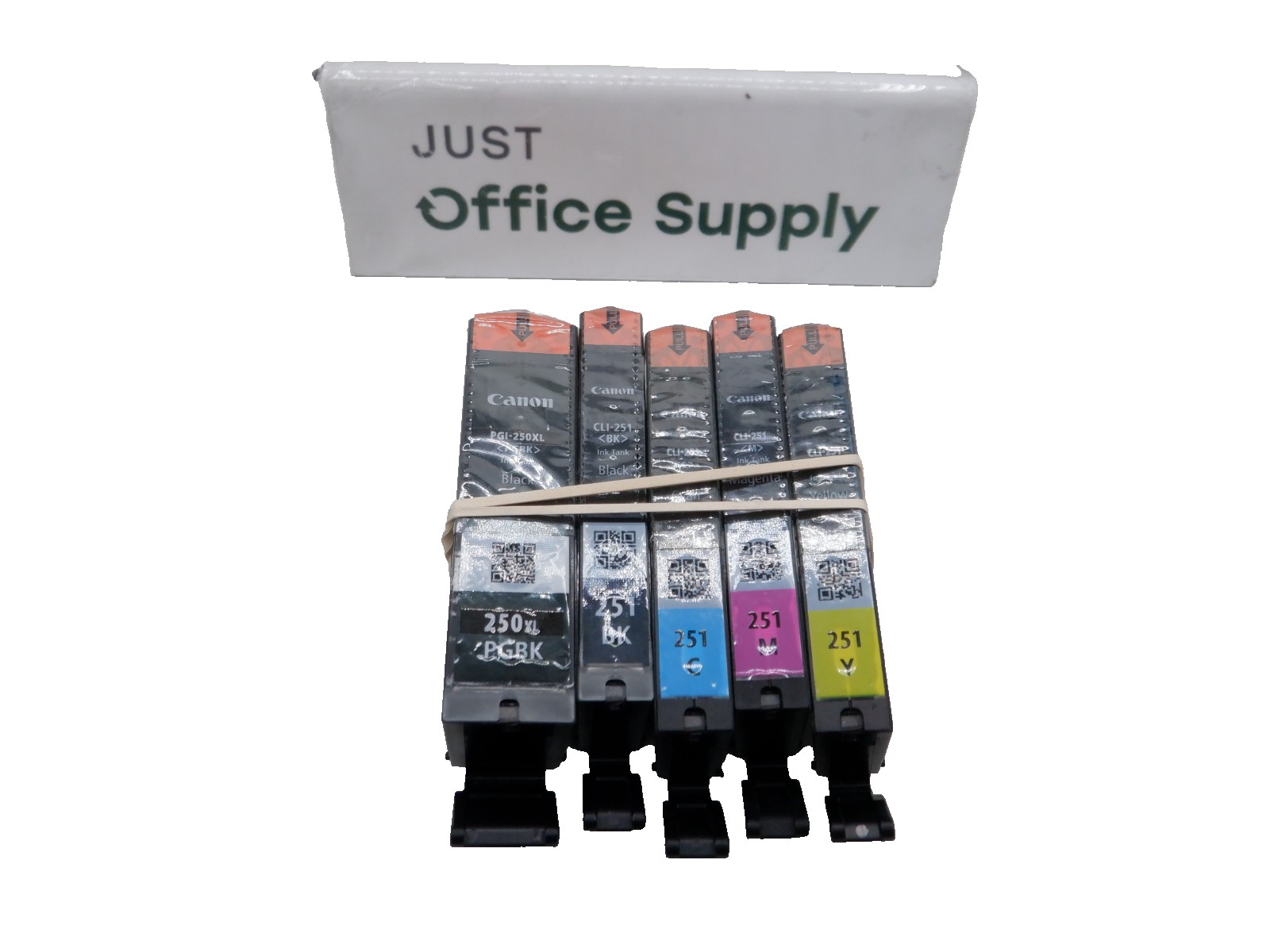 Genuine CANON OEM PGI- 250Xl CLI-251 INK SET OF 5 CMYK-SEALED-NO BOX-F. SHIPPING