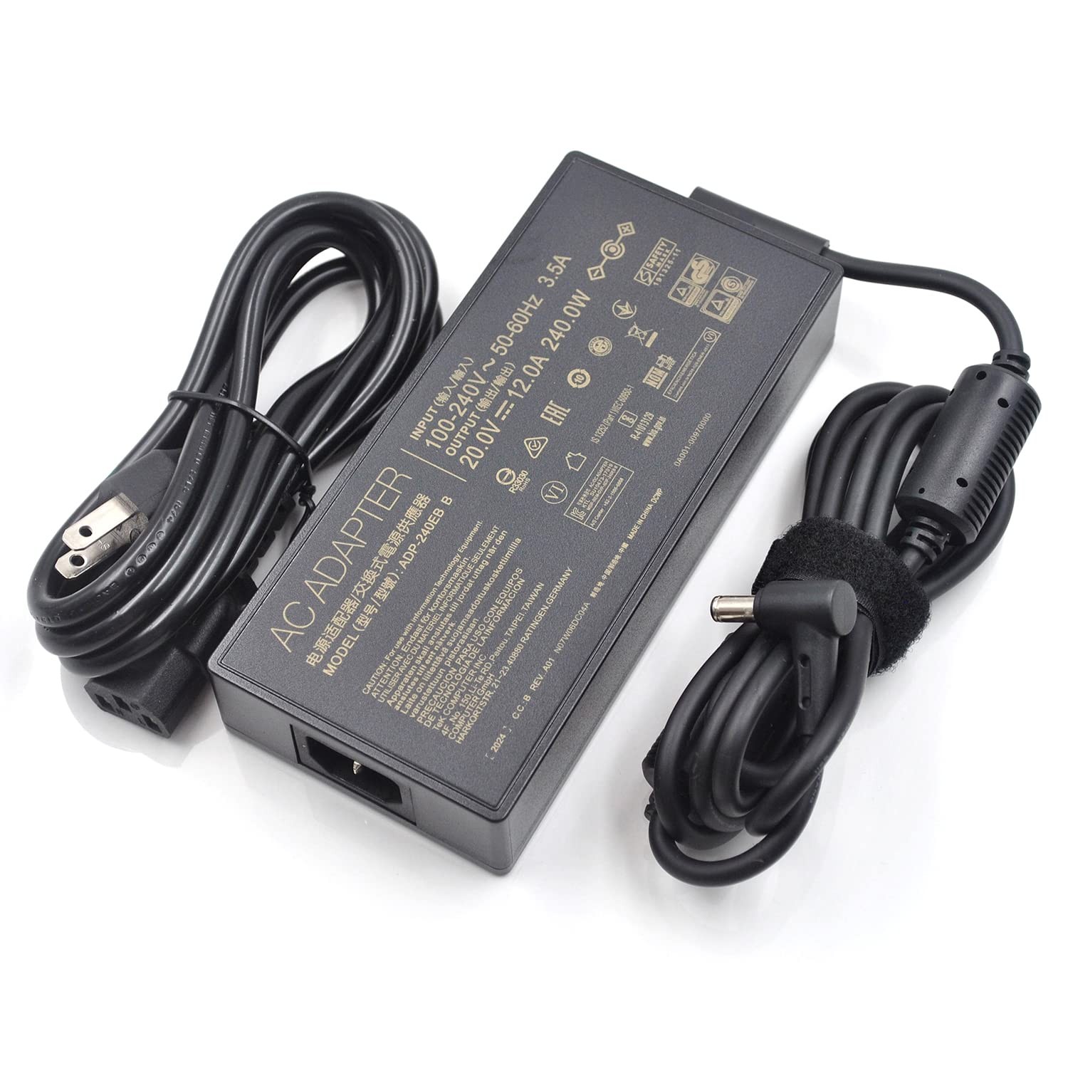 Lrker 240W 20V 12A AC Laptop Charger Fit For ASUS ROG 15 GX550LXS RTX2080 AS-240