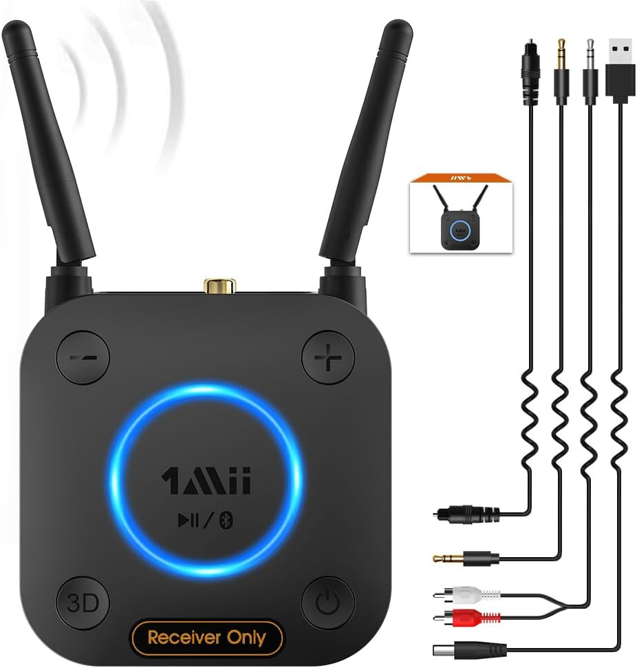 [Upgraded]  B06Pro Long Range Bluetooth Receiver, Hifi Wireless Audio Adapter, B