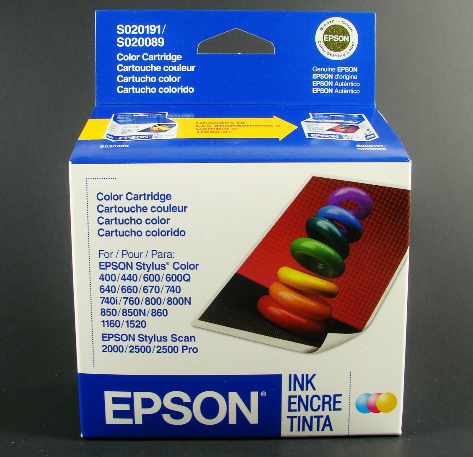 NEW Genuine Epson Stylus Print Cartridge S020191 S020089 Expired May 2006 NIP 