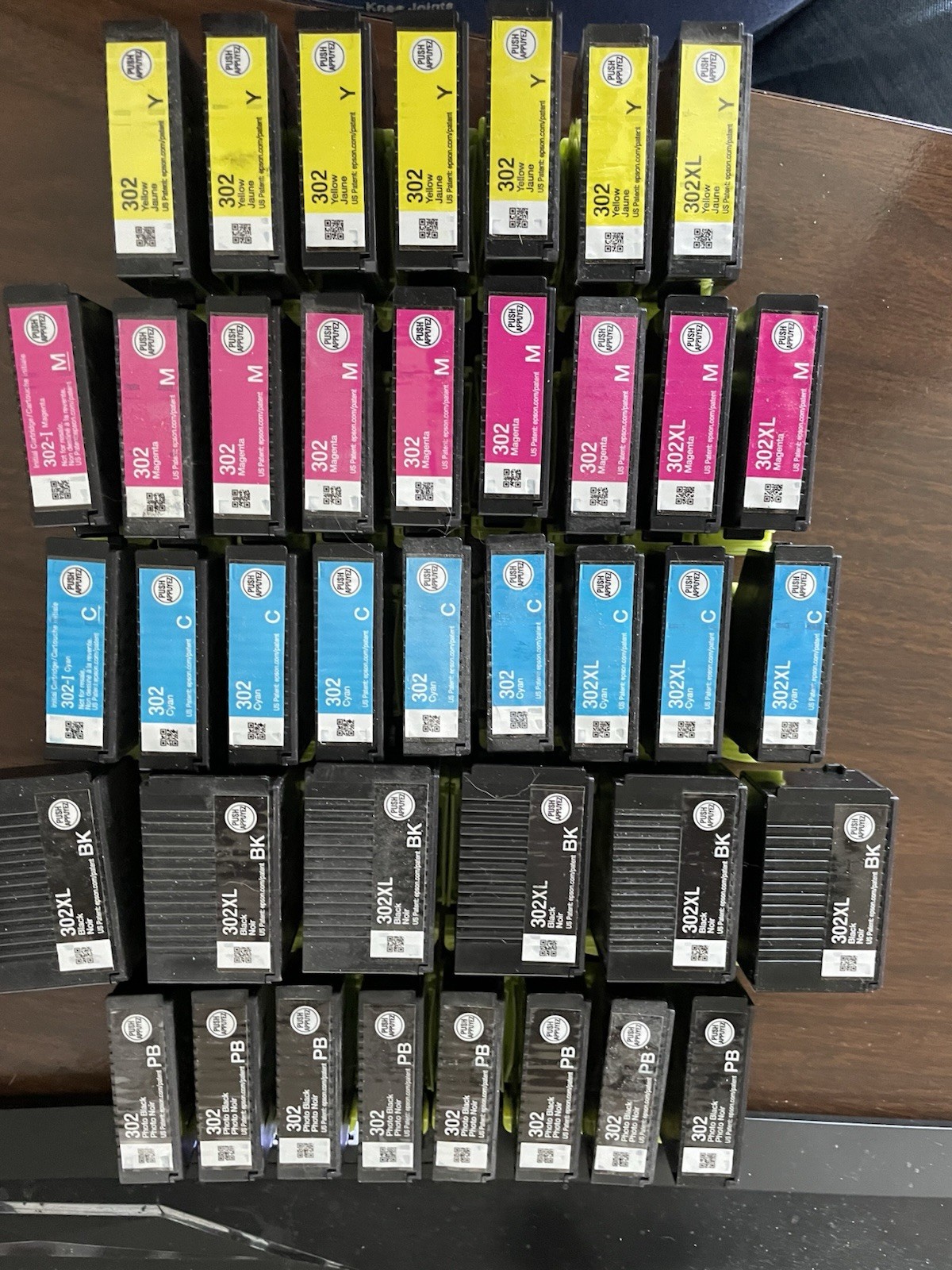 Lot of 49 Empty Empty Epson Brand Ink Cartridges 